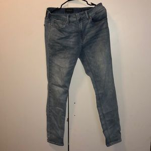 MENS LIGHT BLUE SKINNY JEANS FROM PACSUN
